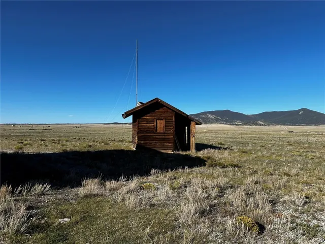 a view of an outdoor space and mountain view
