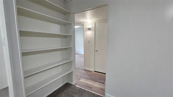 a view of empty room
