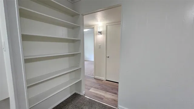 a view of empty room