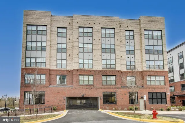 a front view of a building