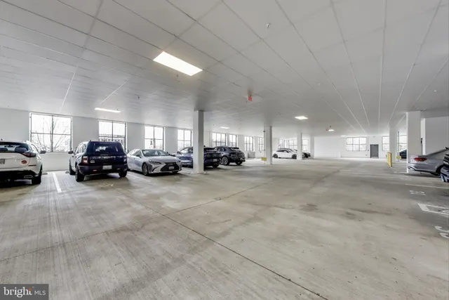 a view of the parking space