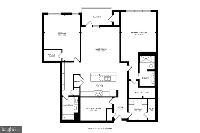 a picture of a floor plan