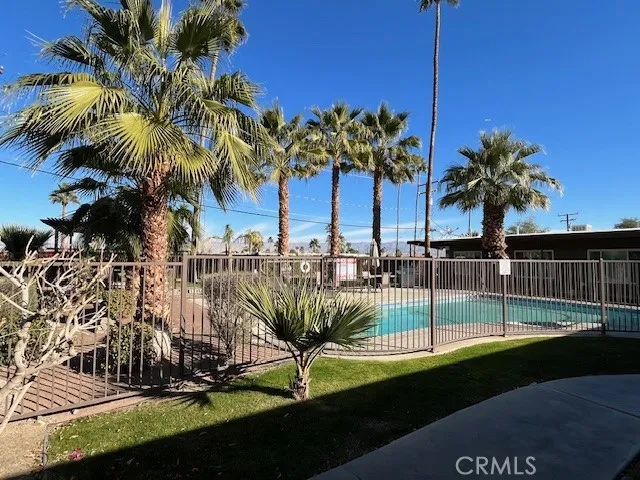 a view of outdoor space with seating area