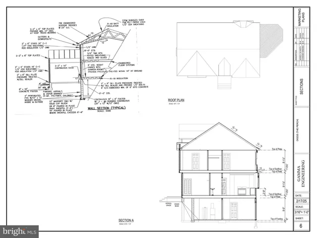 an aerial view of house with yard