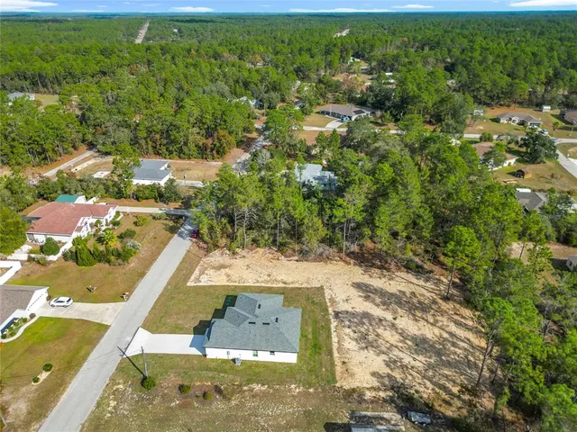 a view of a back yard of the house