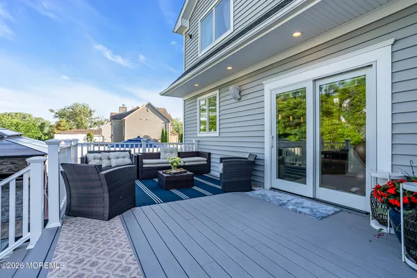 a outdoor view of a patio
