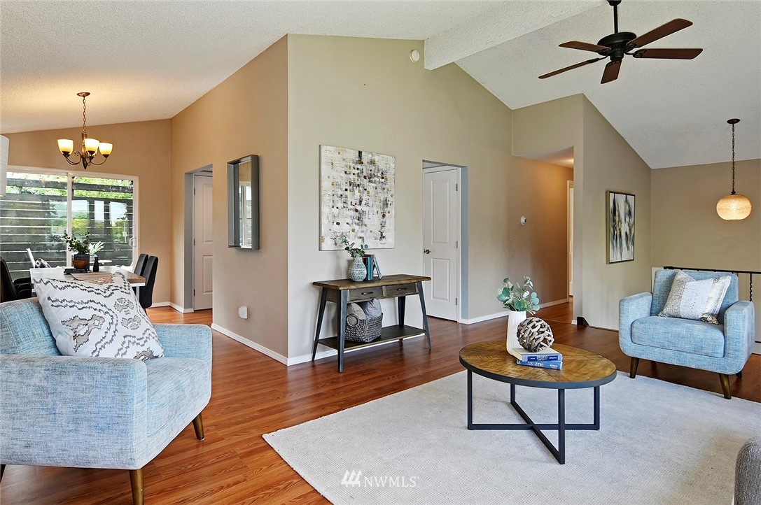 795 South 27th Street Renton, WA 98055 - Photo 3 of 14 a living room with furniture and wooden floor