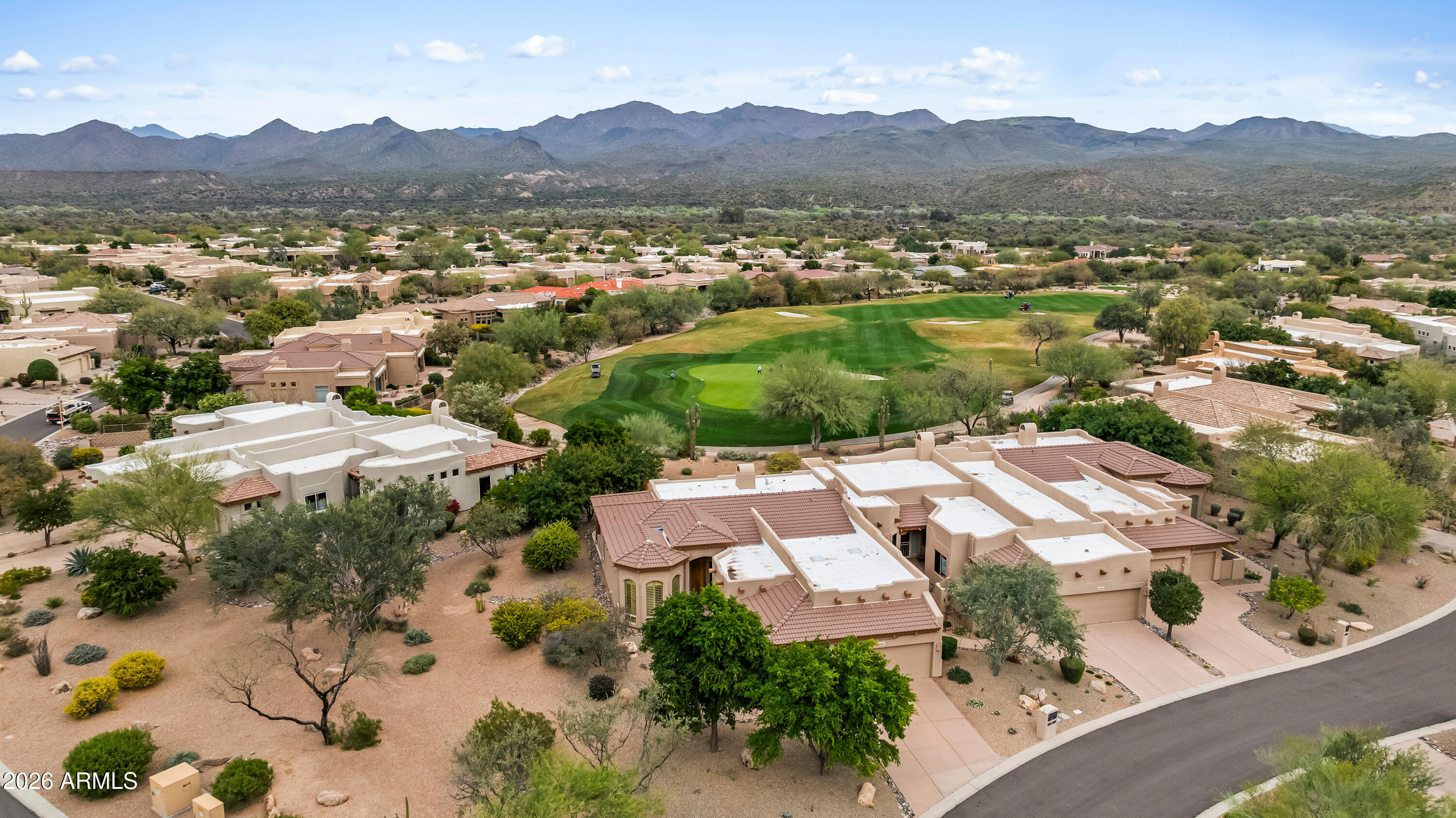 18908 East Quartz Way Rio Verde, AZ 85263 - Photo 38 of 40 an aerial view of residential house with an outdoor space