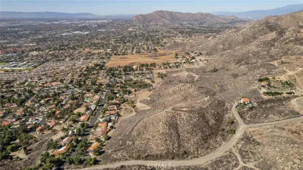 a view of city and mountain
