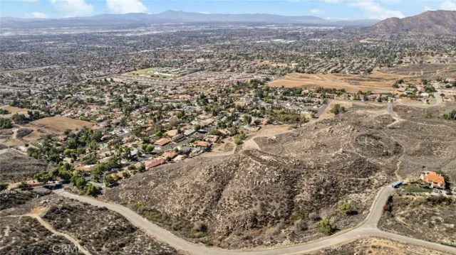 a view of city and mountain