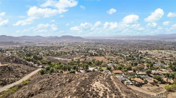 a view of city and mountain