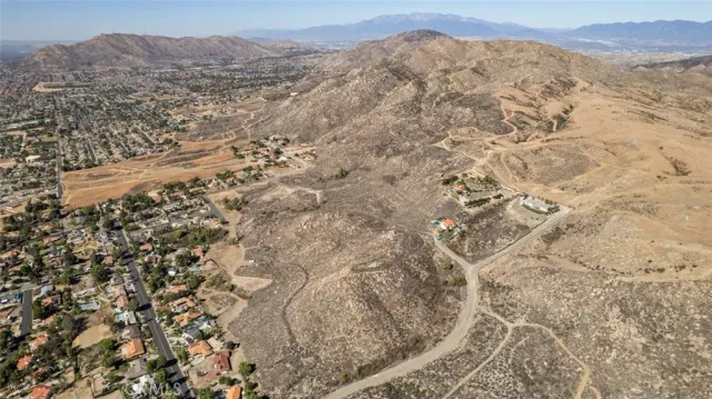 a view of city and mountain