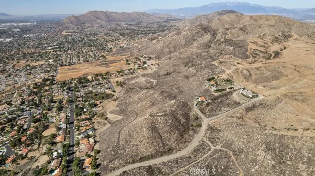 a view of city and mountain