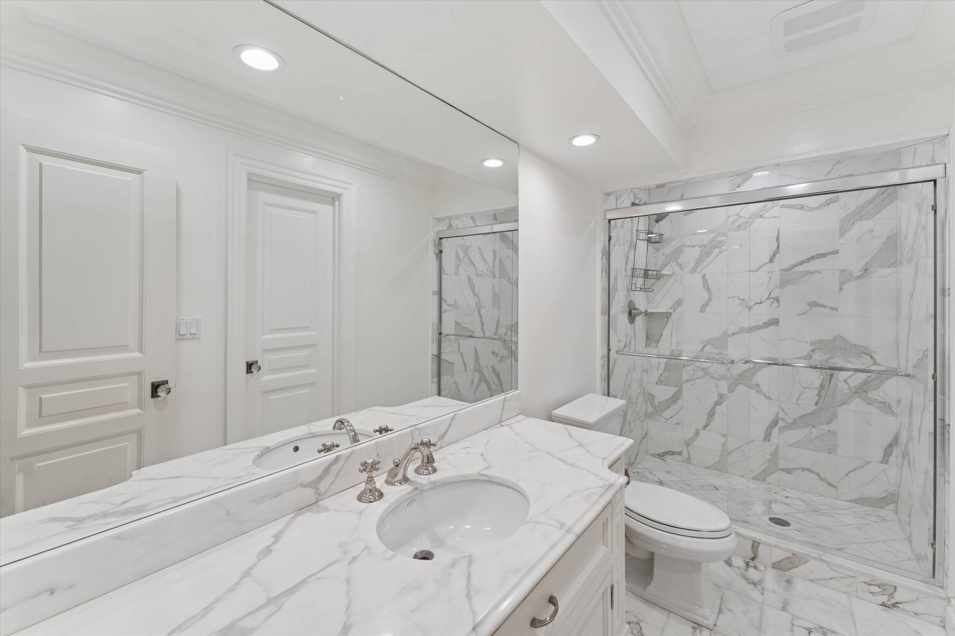 154 Northside Drive Sag Harbor, NY 11963 - Photo 15 of 21 a bathroom with a sink toilet and shower