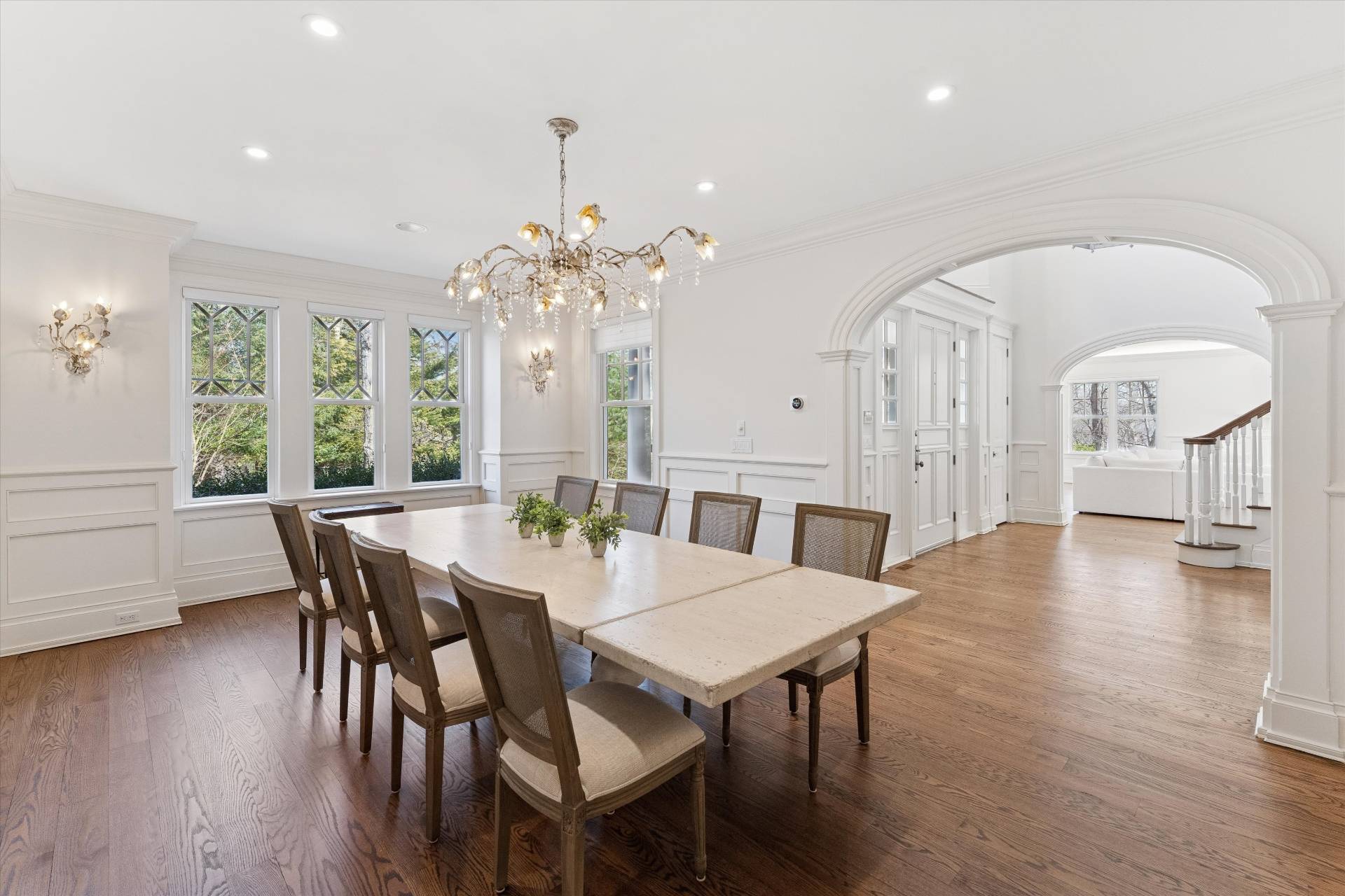 154 Northside Drive Sag Harbor, NY 11963 - Photo 7 of 21 a view of a dining room with furniture window and wooden floor