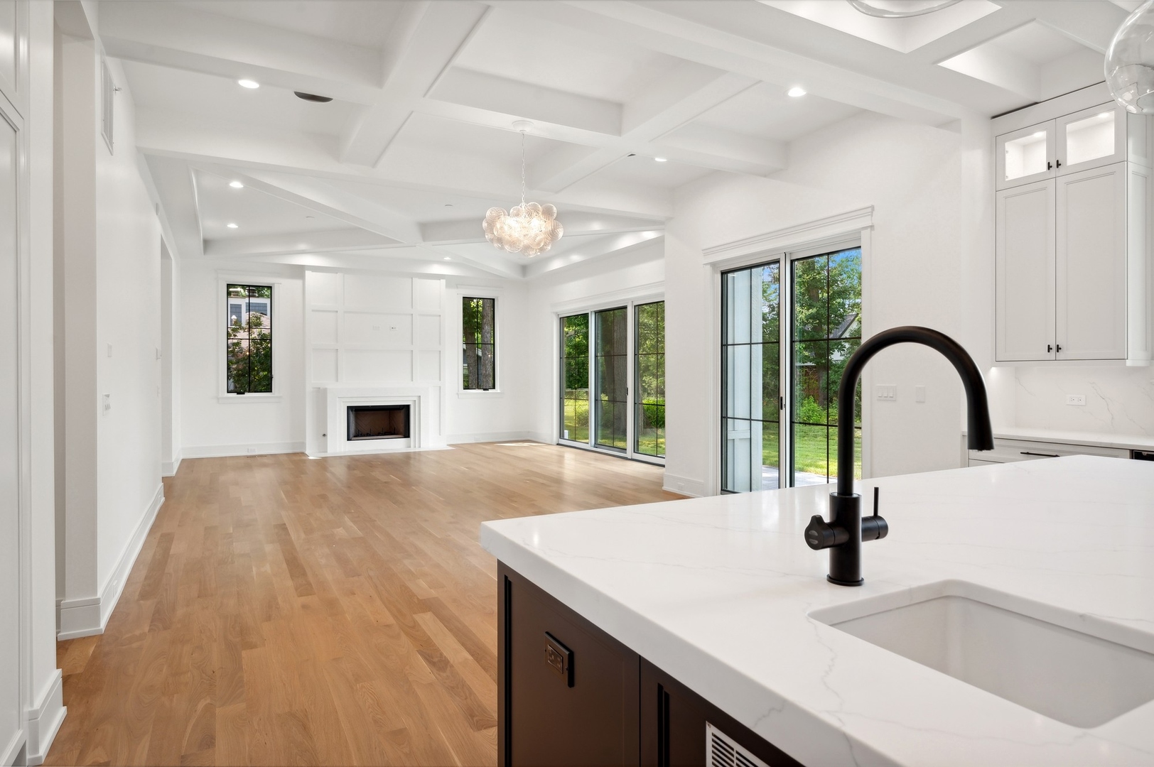 757 Kipling Place Deerfield, IL 60015 - Photo 13 of 35 a kitchen with kitchen island a sink and a stove