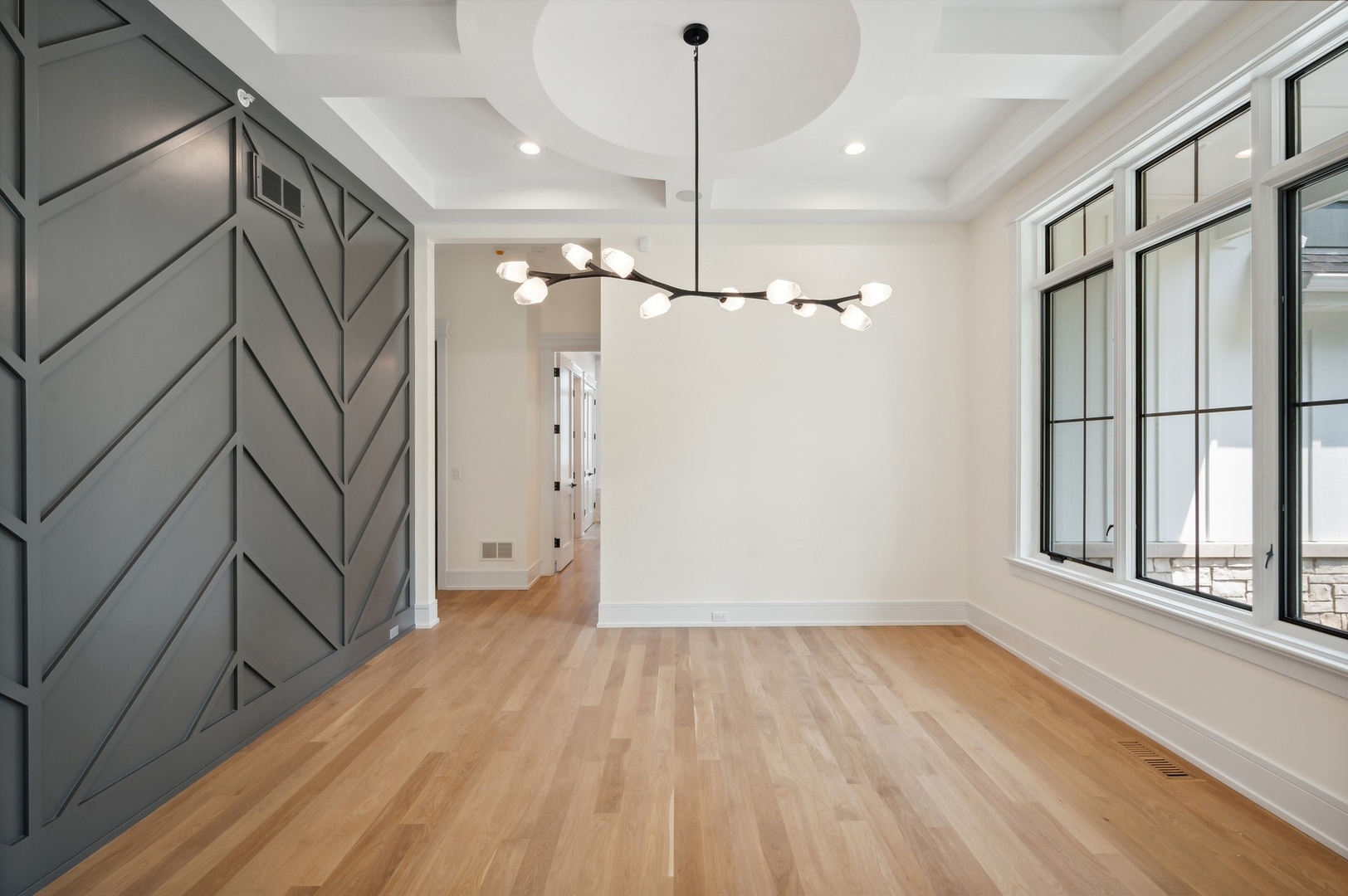 757 Kipling Place Deerfield, IL 60015 - Photo 9 of 35 a view of a room with window wooden floor and staircase