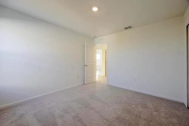 a view of an empty room