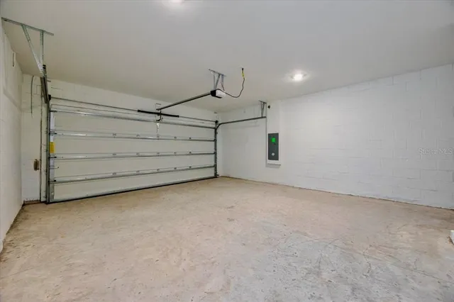 a view of a room with an empty space