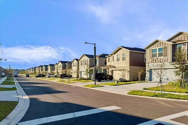 a view of a building with street view