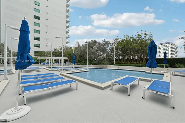a view of pool with outdoor space