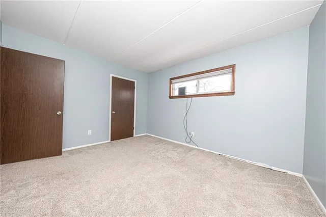 a view of empty room