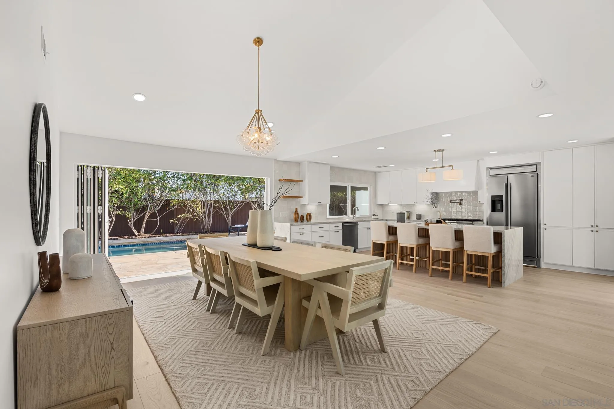 3867 Via Reposo Rancho Santa Fe, CA 92091 - Photo 4 of 33 a view of a dining room with furniture window and outside view