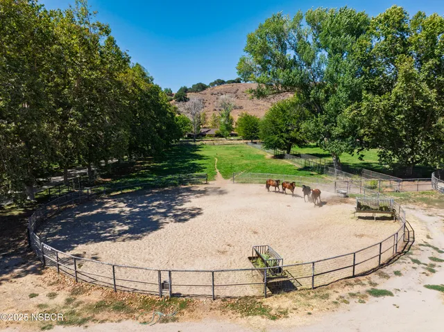an aerial view of city and lake view