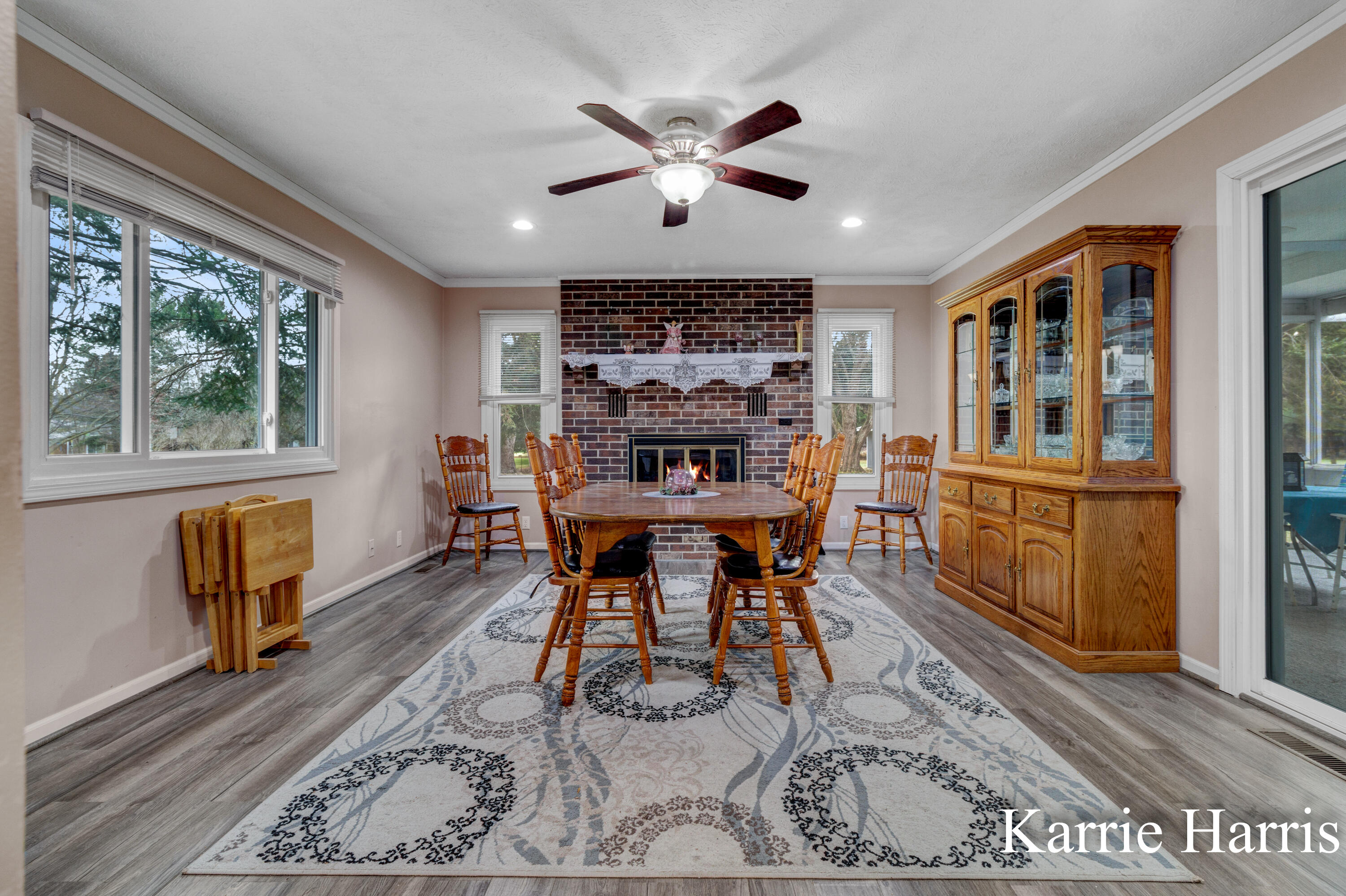 1305 West Ellis Street Belding, MI 48809 - Photo 12 of 34 Dining room with fireplace