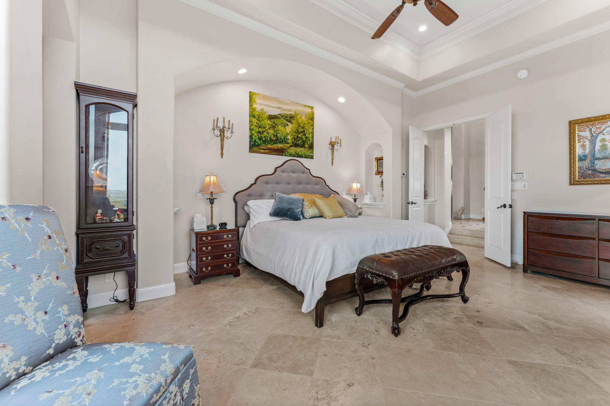 1901 Sea Eagle View Austin, TX 78738 - Photo 21 of 39 Primary bedroom with door out to pool