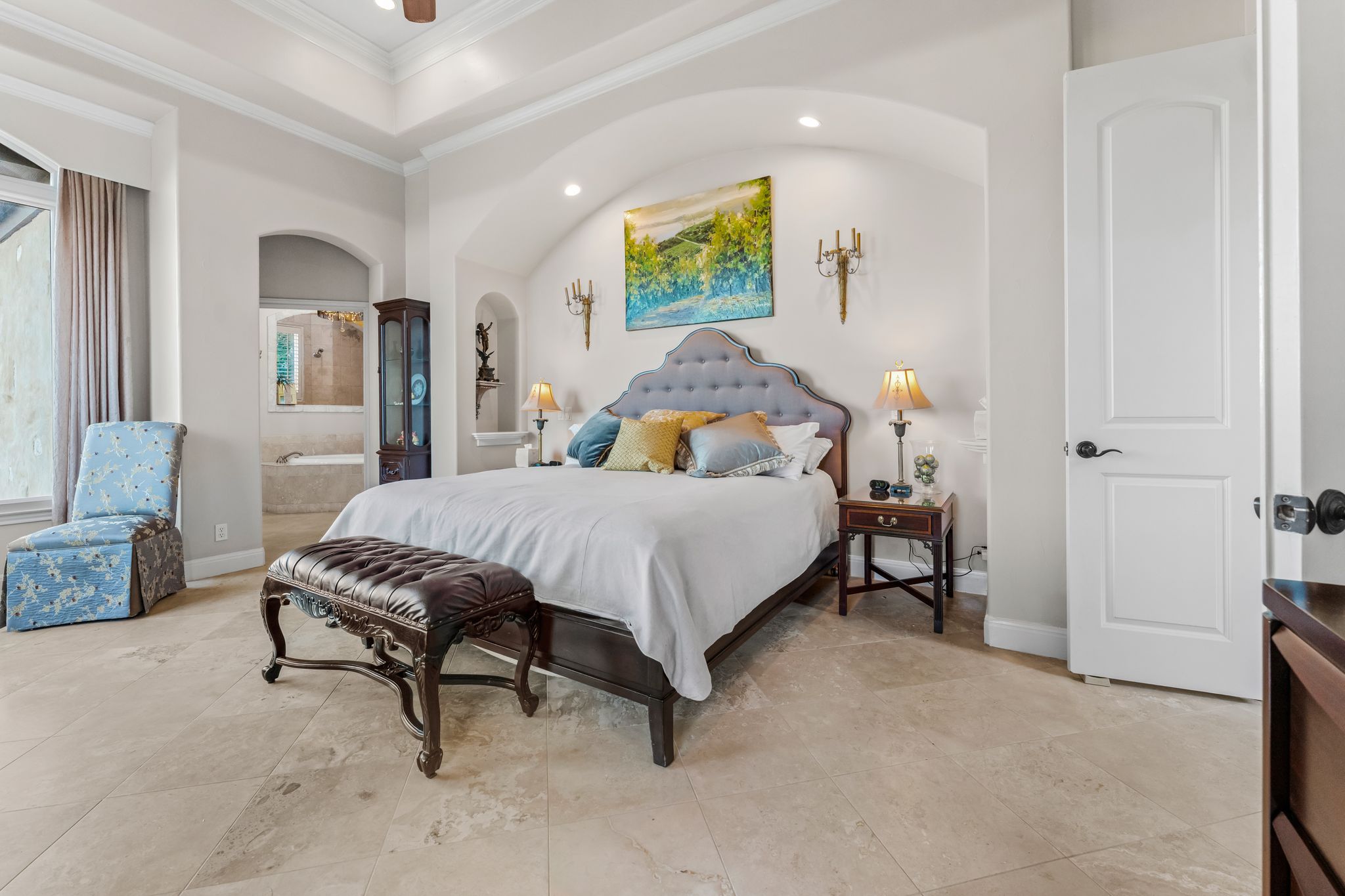 1901 Sea Eagle View Austin, TX 78738 - Photo 22 of 39 Primary bedroom with door out to pool