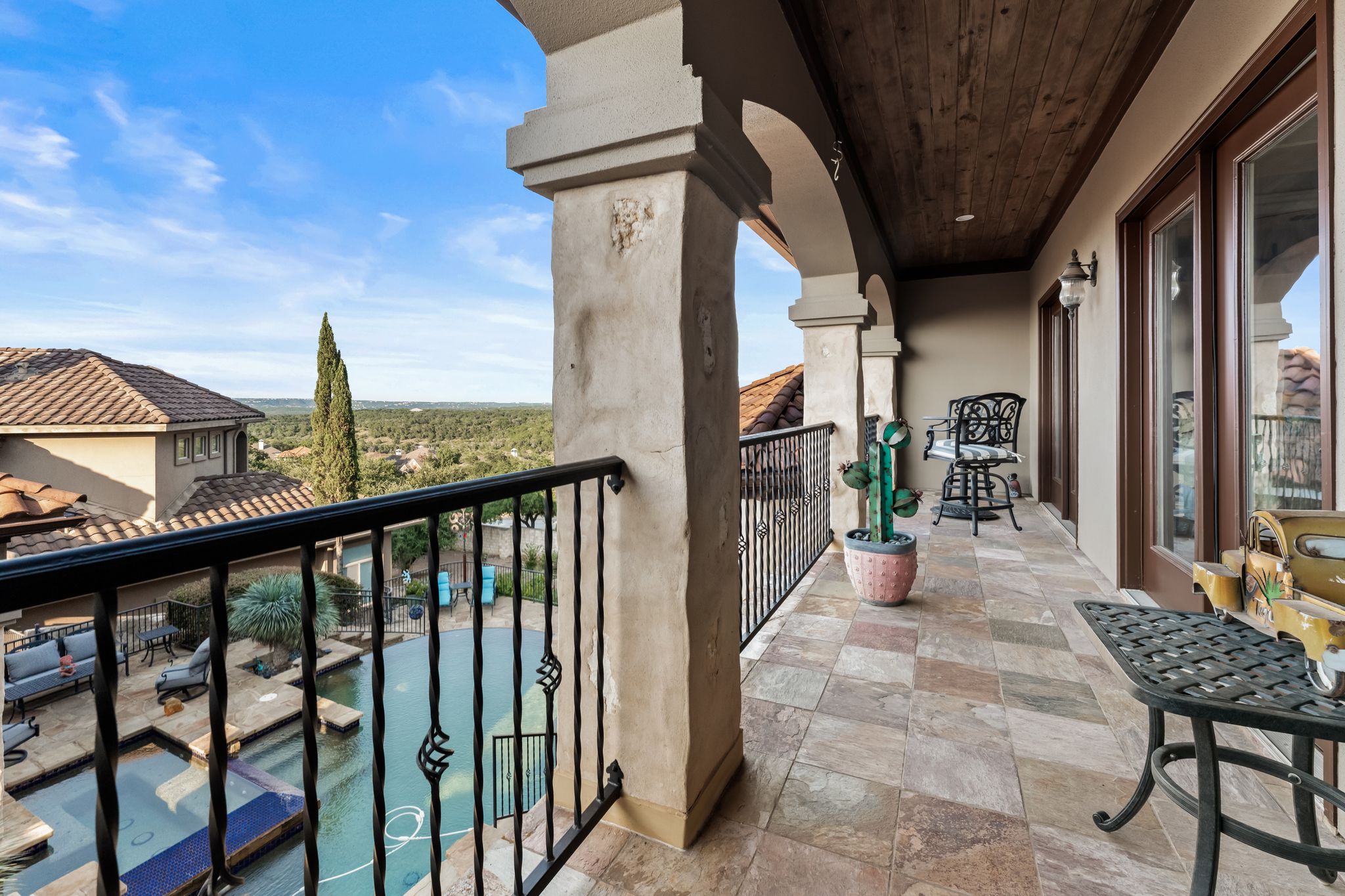 1901 Sea Eagle View Austin, TX 78738 - Photo 32 of 39 Balcony with incredible hill country views