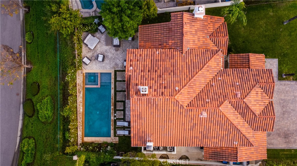 3626 Paseo Primario Calabasas, CA 91302 - Photo 37 of 41 an aerial view of residential houses with outdoor space and street view