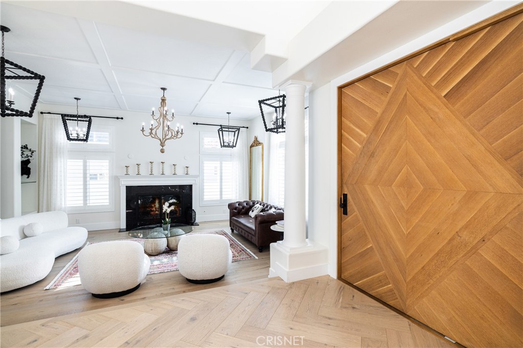 3626 Paseo Primario Calabasas, CA 91302 - Photo 5 of 41 a living room with furniture and a fireplace