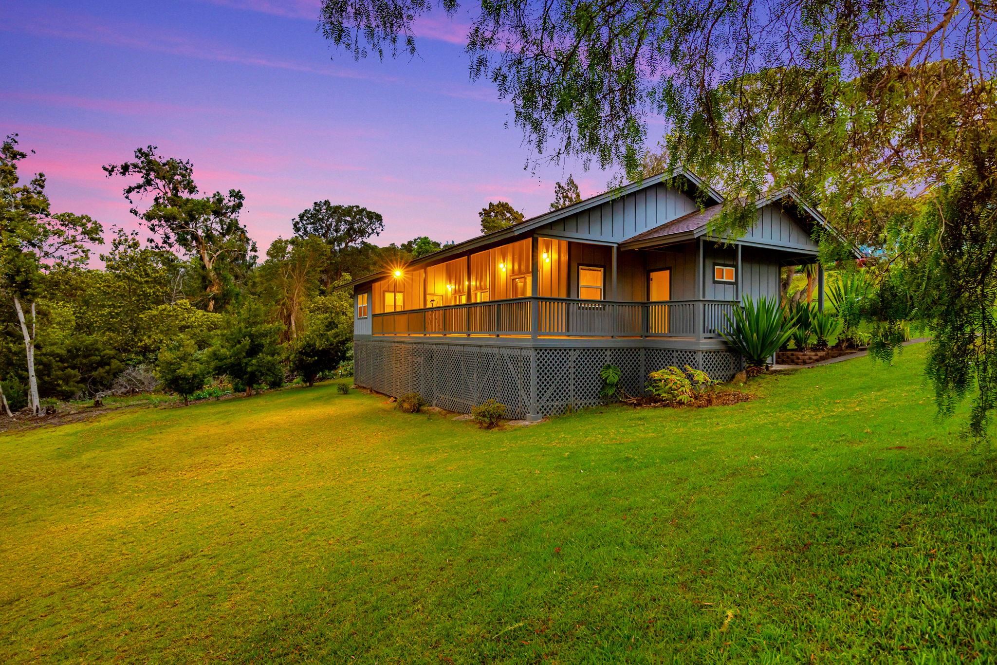 115 Alae Road Kula, HI 96790 - Photo 3 of 50 a view of a house with a backyard