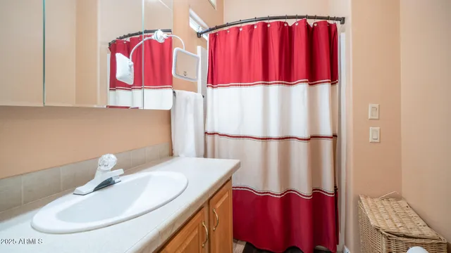 a close view of utility room