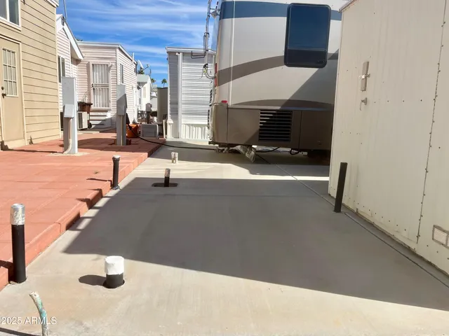 a view of a house with a patio