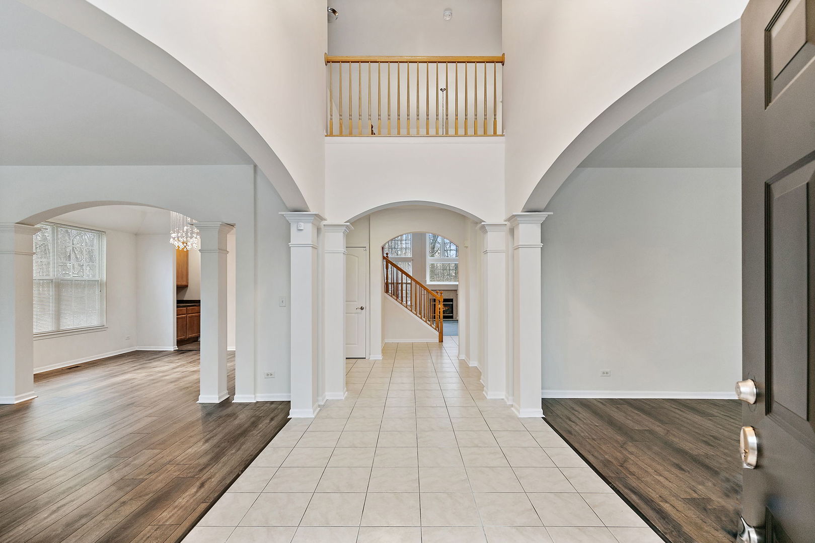 5734 Red Oak Drive Hoffman Estates, IL 60192 - Photo 2 of 31 a view of a hallway view with staircase