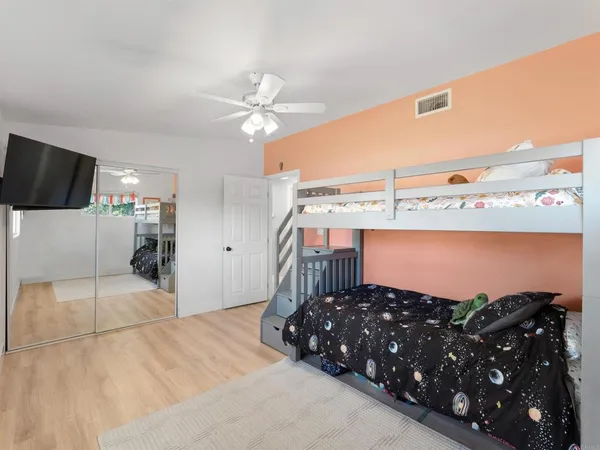 a view of a room with washing machine