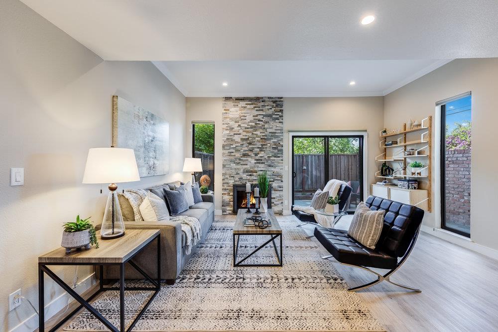 800 Rue Montagne Campbell, CA 95008 - Photo 15 of 53 a living room with furniture and wooden floor