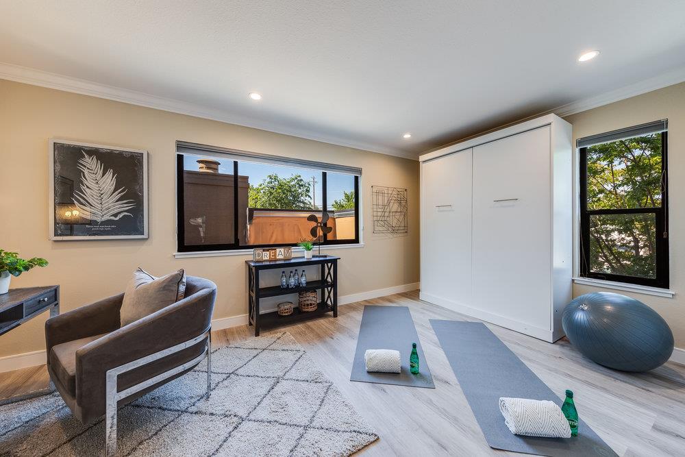 800 Rue Montagne Campbell, CA 95008 - Photo 32 of 53 a living room with furniture and a flat screen tv