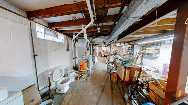 a view of water heater room