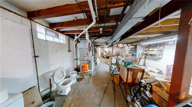 a view of water heater room