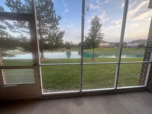 a view of outdoor space with entertaining space