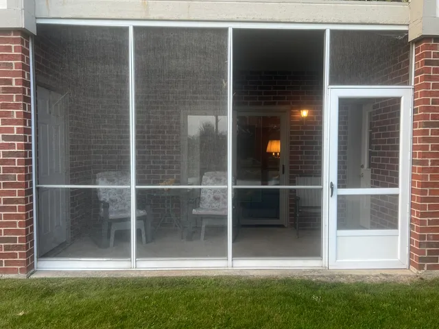 a view of outdoor space with backyard