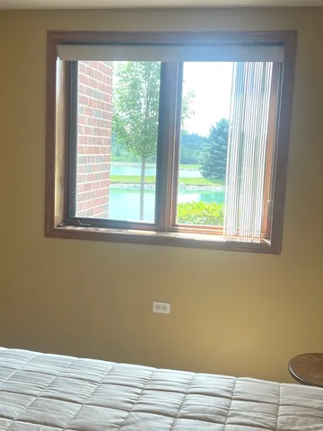a view of a window in a room