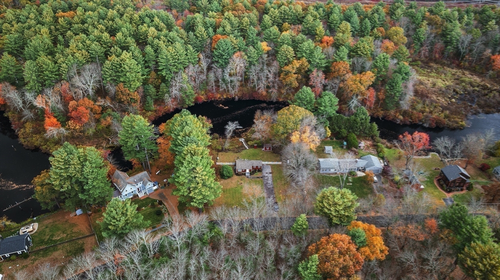 48 River Road Norfolk, MA 02056 - Photo 36 of 42 an aerial view of a house with a yard