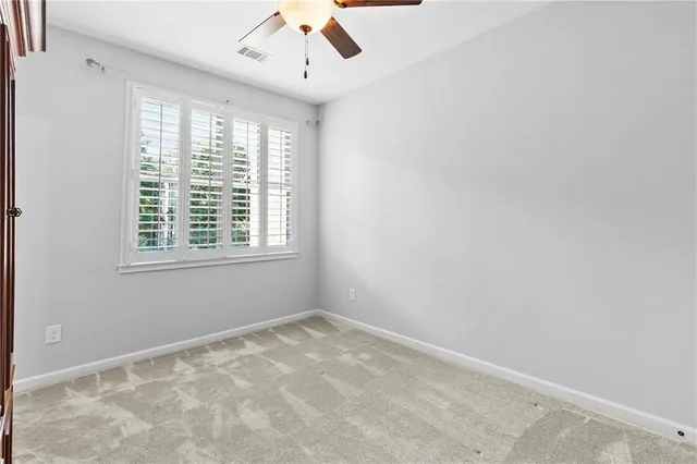 a view of an empty room