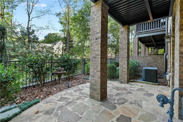 a view of a garden with plants