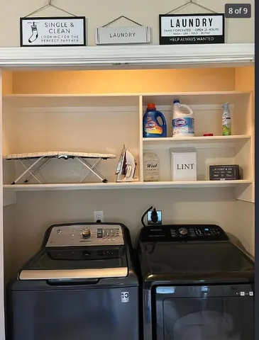 a room with storage and utility